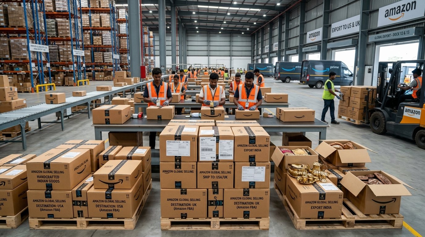 Amazon Global Selling from India: Complete Setup & Export Guide for US/UK Markets